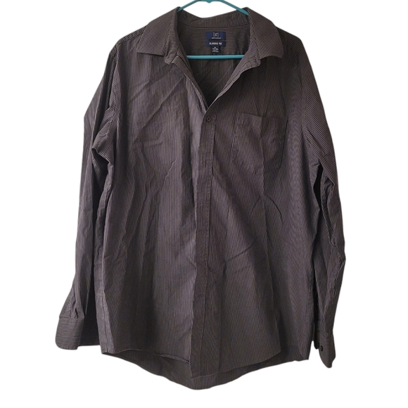 George Other - Men's Long-sleeved Button Down Dress Shirt